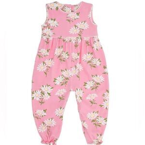 The Beaufort Bonnet Company Rebecca Romper Darien Daisy 0-6 mon NWT